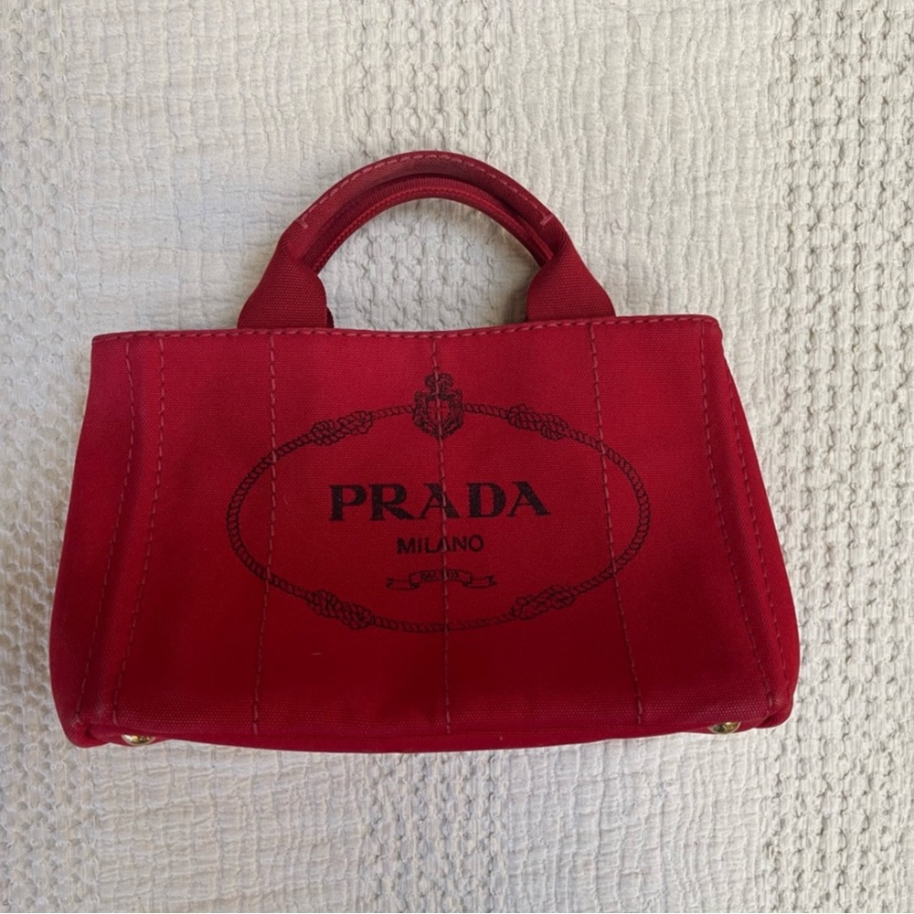 Prada Canapa tote.